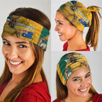Australia Wallabies Kangaroo Neck Gaiter Australia Flag And Lightning Bolt - Aboriginal Rugby Mascot