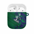 New Zealand Warriors Rugby AirPods Case Fierce Mascot Geometric Tribal Art