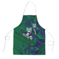 New Zealand Warriors Rugby Apron Fierce Mascot Geometric Tribal Art