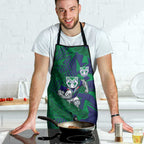 New Zealand Warriors Rugby Apron Fierce Mascot Geometric Tribal Art