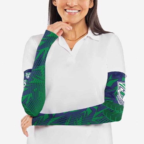 New Zealand Warriors Rugby Arm Sleeves Fierce Mascot Geometric Tribal Art