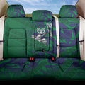 New Zealand Warriors Rugby Back Car Seat Cover Fierce Mascot Geometric Tribal Art
