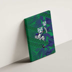 New Zealand Warriors Rugby Canvas Wall Art Fierce Mascot Geometric Tribal Art