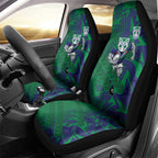 New Zealand Warriors Rugby Car Seat Cover Fierce Mascot Geometric Tribal Art