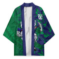 New Zealand Warriors Rugby Kimono Fierce Mascot Geometric Tribal Art