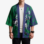 New Zealand Warriors Rugby Kimono Fierce Mascot Geometric Tribal Art