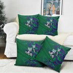 New Zealand Warriors Rugby Pillow Cover Fierce Mascot Geometric Tribal Art