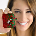 South Sydney Rabbitohs Rugby AirPods Case Fierce Mascot Geometric Tribal Art