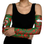 South Sydney Rabbitohs Rugby Arm Sleeves Fierce Mascot Geometric Tribal Art