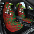 South Sydney Rabbitohs Rugby Car Seat Cover Fierce Mascot Geometric Tribal Art