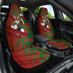 South Sydney Rabbitohs Rugby Car Seat Cover Fierce Mascot Geometric Tribal Art