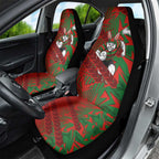 South Sydney Rabbitohs Rugby Car Seat Cover Fierce Mascot Geometric Tribal Art