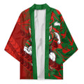 South Sydney Rabbitohs Rugby Kimono Fierce Mascot Geometric Tribal Art
