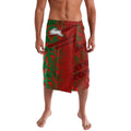 South Sydney Rabbitohs Rugby Lavalava Fierce Mascot Geometric Tribal Art