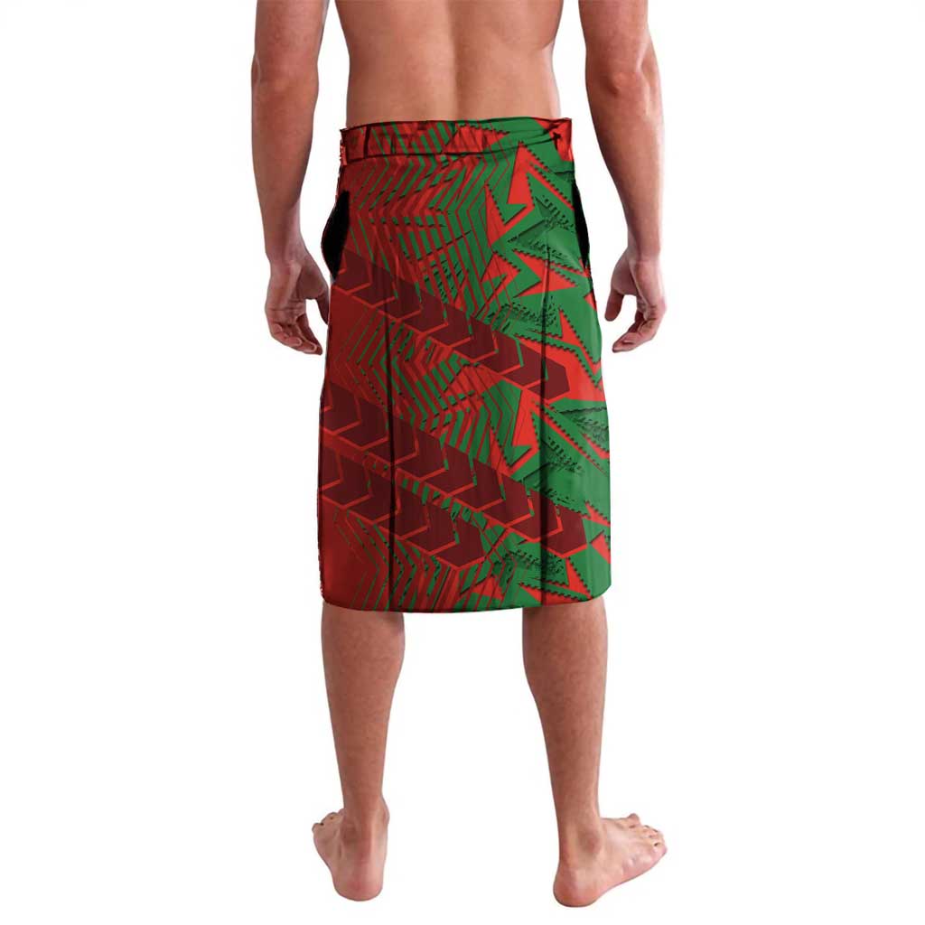 South Sydney Rabbitohs Rugby Lavalava Fierce Mascot Geometric Tribal Art