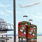 South Sydney Rabbitohs Rugby Luggage Cover Fierce Mascot Geometric Tribal Art