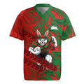 South Sydney Rabbitohs Rugby Rugby Jersey Fierce Mascot Geometric Tribal Art