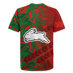 South Sydney Rabbitohs Rugby Rugby Jersey Fierce Mascot Geometric Tribal Art