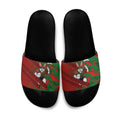 South Sydney Rabbitohs Rugby Slide Sandals Fierce Mascot Geometric Tribal Art