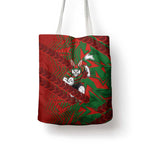 South Sydney Rabbitohs Rugby Tote Bag Fierce Mascot Geometric Tribal Art