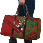 South Sydney Rabbitohs Rugby Travel Bag Fierce Mascot Geometric Tribal Art