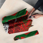 South Sydney Rabbitohs Rugby Umbrella Fierce Mascot Geometric Tribal Art