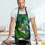 Canberra Raiders Rugby Apron Fierce Mascot Geometric Tribal Art