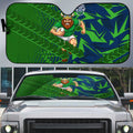 Canberra Raiders Rugby Auto Sun Shade Fierce Mascot Geometric Tribal Art