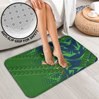 Canberra Raiders Rugby Bathroom Set Fierce Mascot Geometric Tribal Art