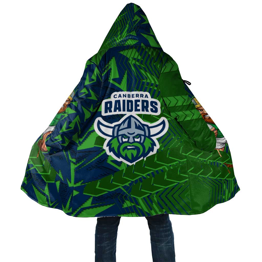Canberra Raiders Rugby Cloak Fierce Mascot Geometric Tribal Art