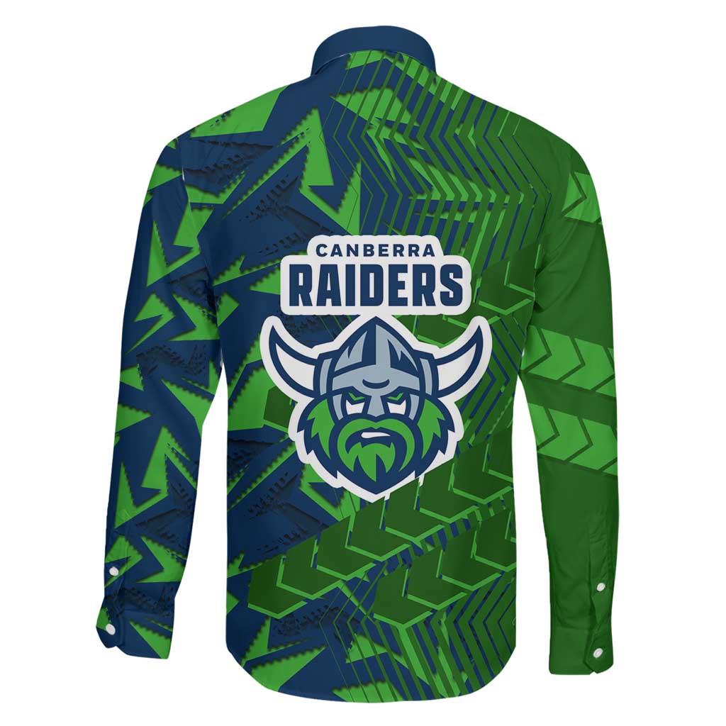 Canberra Raiders Rugby Family Matching Tank Maxi Dress and Hawaiian Shirt Fierce Mascot Geometric Tribal Art