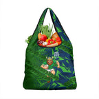 Canberra Raiders Rugby Grocery Bag Fierce Mascot Geometric Tribal Art
