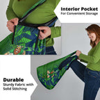 Canberra Raiders Rugby Grocery Bag Fierce Mascot Geometric Tribal Art