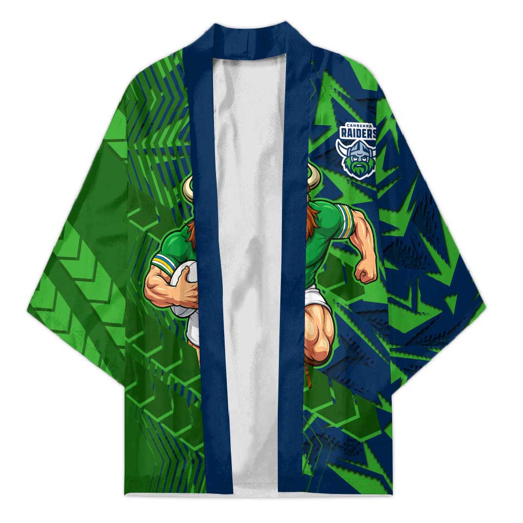 Canberra Raiders Rugby Kimono Fierce Mascot Geometric Tribal Art