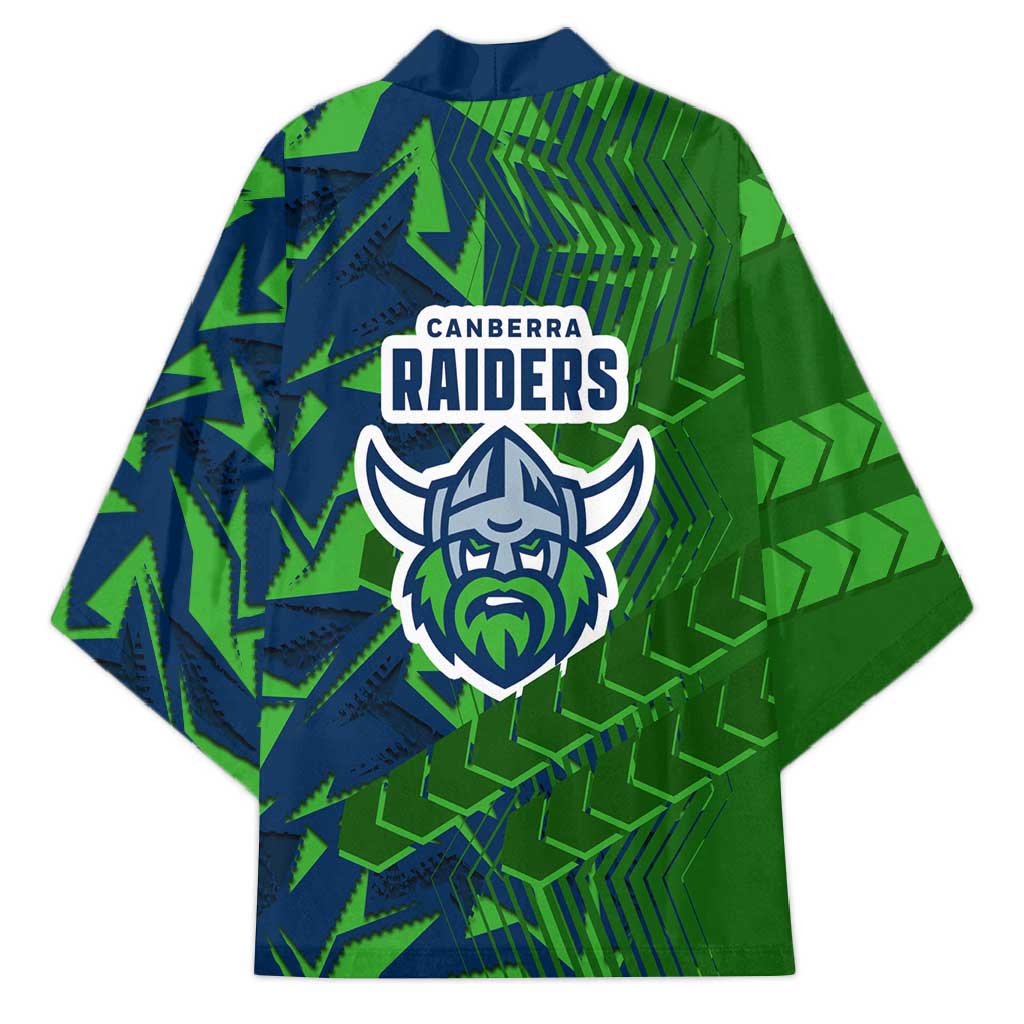 Canberra Raiders Rugby Kimono Fierce Mascot Geometric Tribal Art