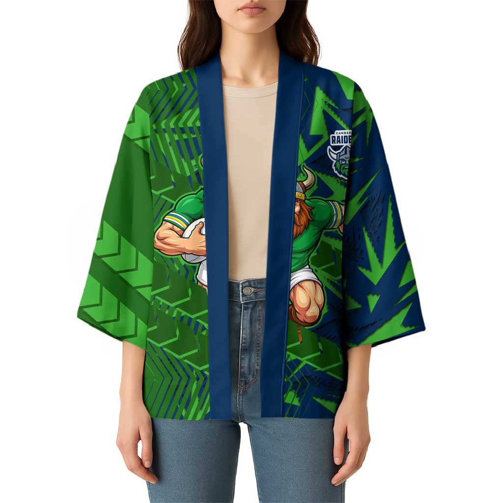 Canberra Raiders Rugby Kimono Fierce Mascot Geometric Tribal Art