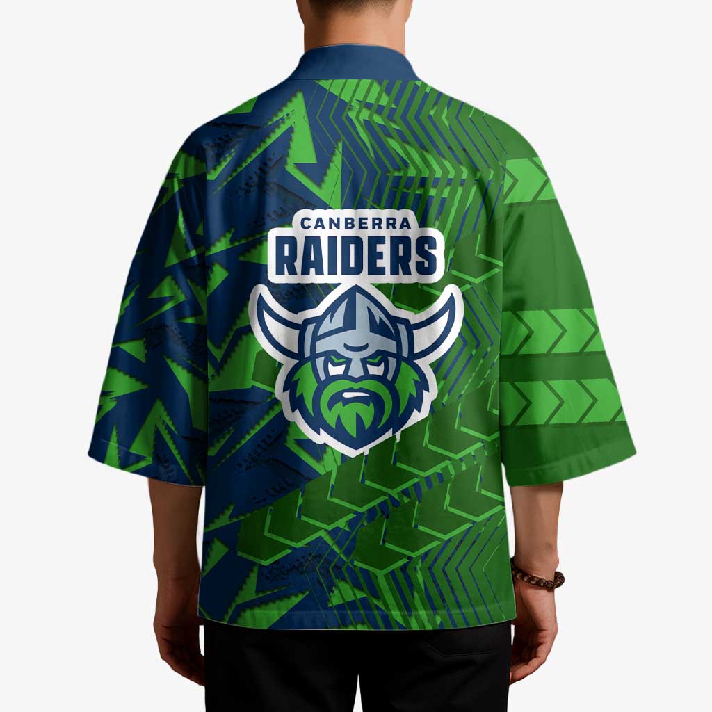Canberra Raiders Rugby Kimono Fierce Mascot Geometric Tribal Art