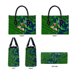 Canberra Raiders Rugby Leather Bag Fierce Mascot Geometric Tribal Art