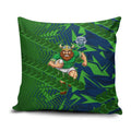 Canberra Raiders Rugby Pillow Cover Fierce Mascot Geometric Tribal Art