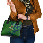 Canberra Raiders Rugby Shoulder Handbag Fierce Mascot Geometric Tribal Art