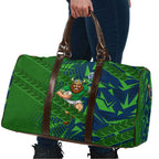 Canberra Raiders Rugby Travel Bag Fierce Mascot Geometric Tribal Art