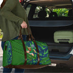 Canberra Raiders Rugby Travel Bag Fierce Mascot Geometric Tribal Art