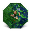 Canberra Raiders Rugby Umbrella Fierce Mascot Geometric Tribal Art