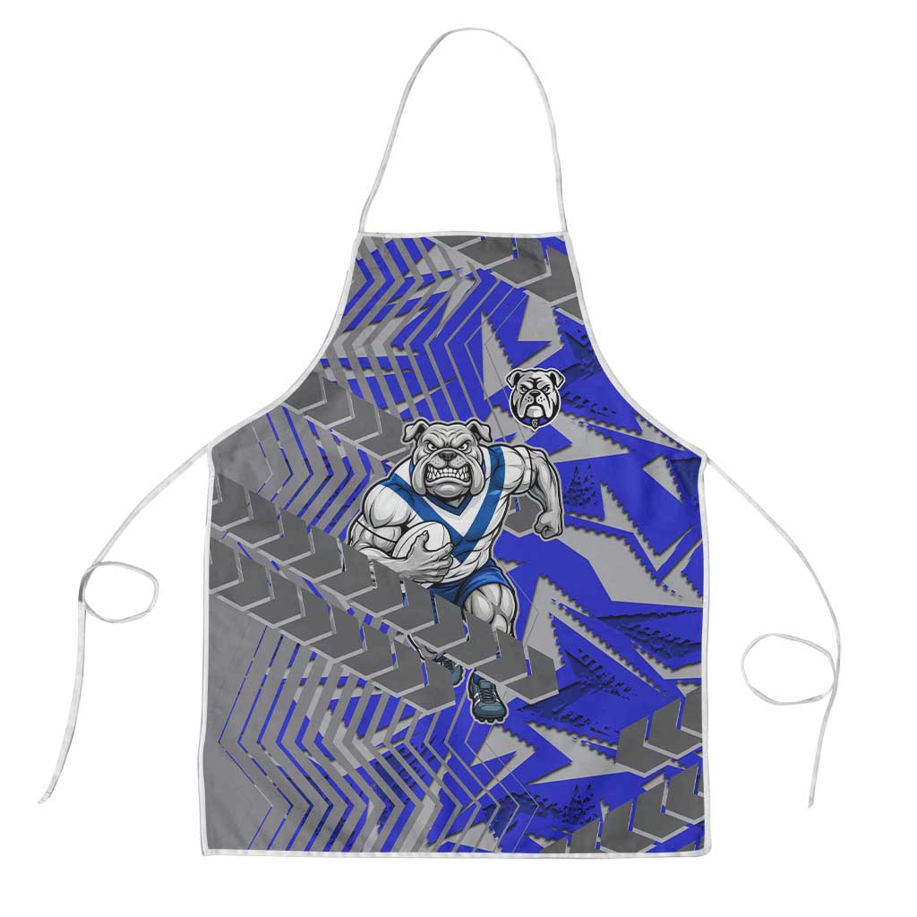 Canterbury Bankstown Bulldogs Rugby Apron Fierce Mascot Geometric Tribal Art