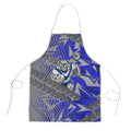 Canterbury Bankstown Bulldogs Rugby Apron Fierce Mascot Geometric Tribal Art