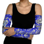 Canterbury Bankstown Bulldogs Rugby Arm Sleeves Fierce Mascot Geometric Tribal Art