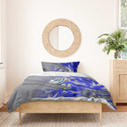 Canterbury Bankstown Bulldogs Rugby Bedding Set Fierce Mascot Geometric Tribal Art