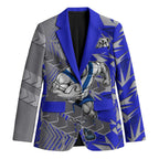 Canterbury Bankstown Bulldogs Rugby Blazer Fierce Mascot Geometric Tribal Art