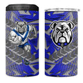 Canterbury Bankstown Bulldogs Rugby 4 in 1 Can Cooler Tumbler Fierce Mascot Geometric Tribal Art