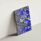 Canterbury Bankstown Bulldogs Rugby Canvas Wall Art Fierce Mascot Geometric Tribal Art